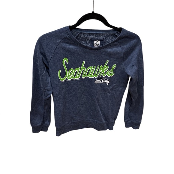 NFL Other - NFL Seahawks Navy and Green kids Sweatshirt